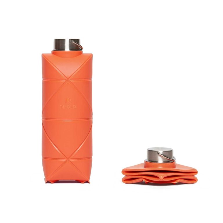 DiFOLD Origami Bottle V2展开与折叠后的形态